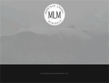 Tablet Screenshot of mountainlaurelminerals.com
